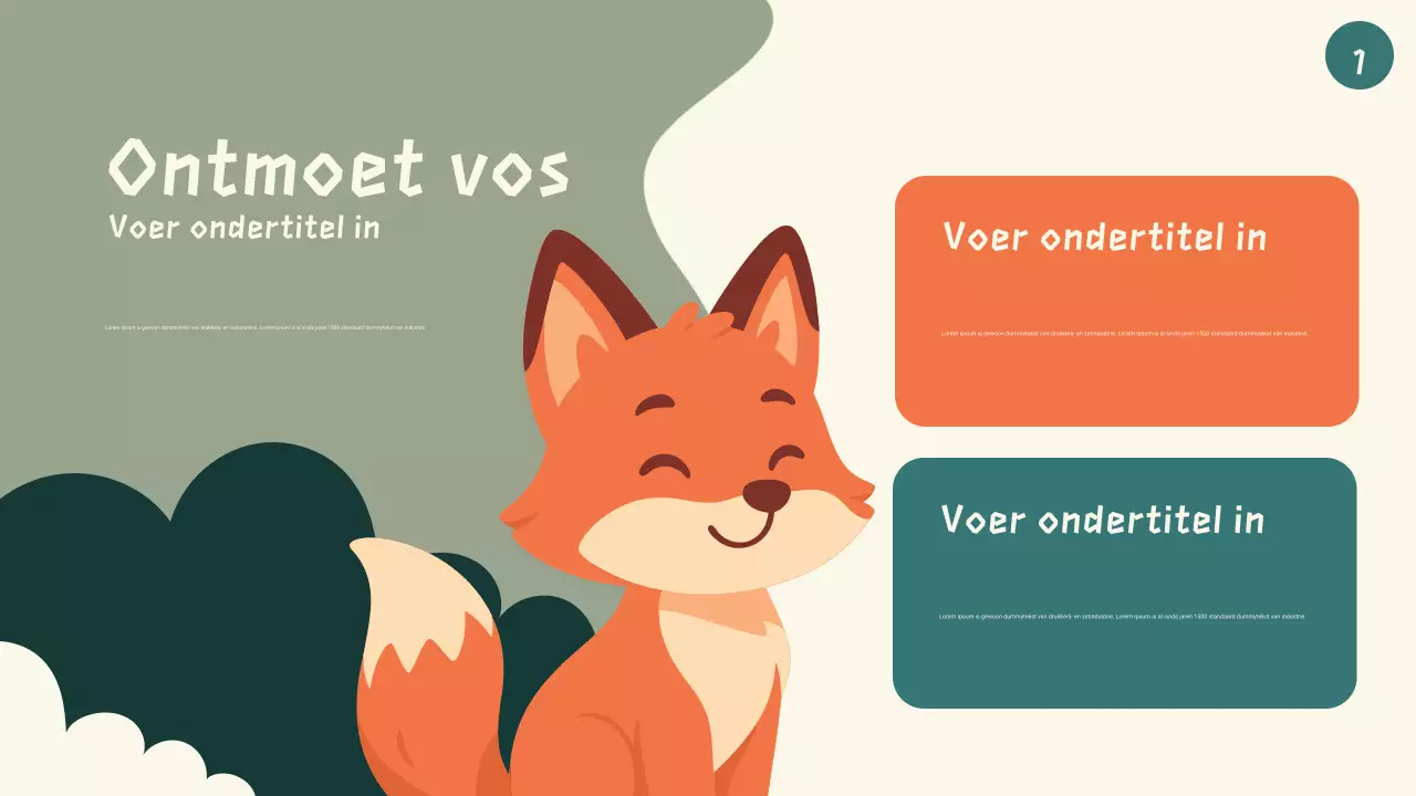 Presentatie van een groen tekenfilmdierenverhaalboek