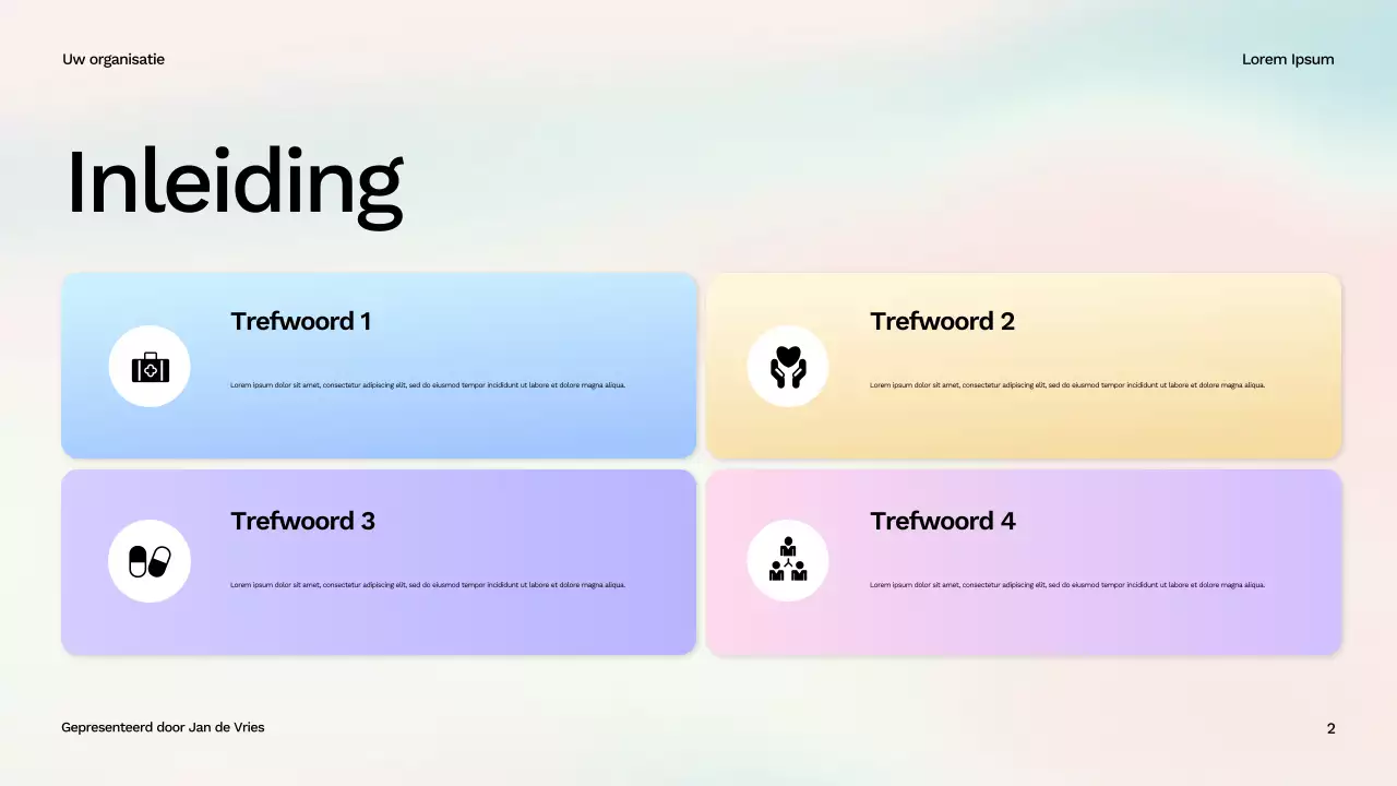 Presentatie van de White Modern Wellness Guide