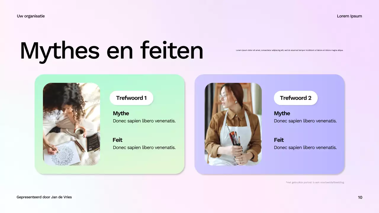 Presentatie van de White Modern Wellness Guide