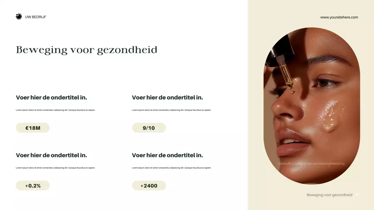 Green Elegant Wellness Aankondiging Presentatie