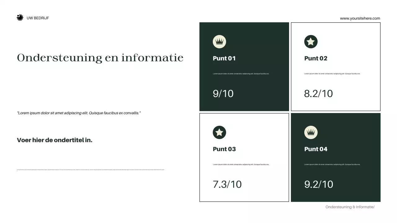 Green Elegant Wellness Aankondiging Presentatie