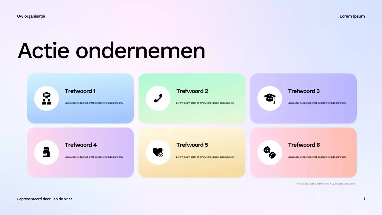 Presentatie van de White Modern Wellness Guide