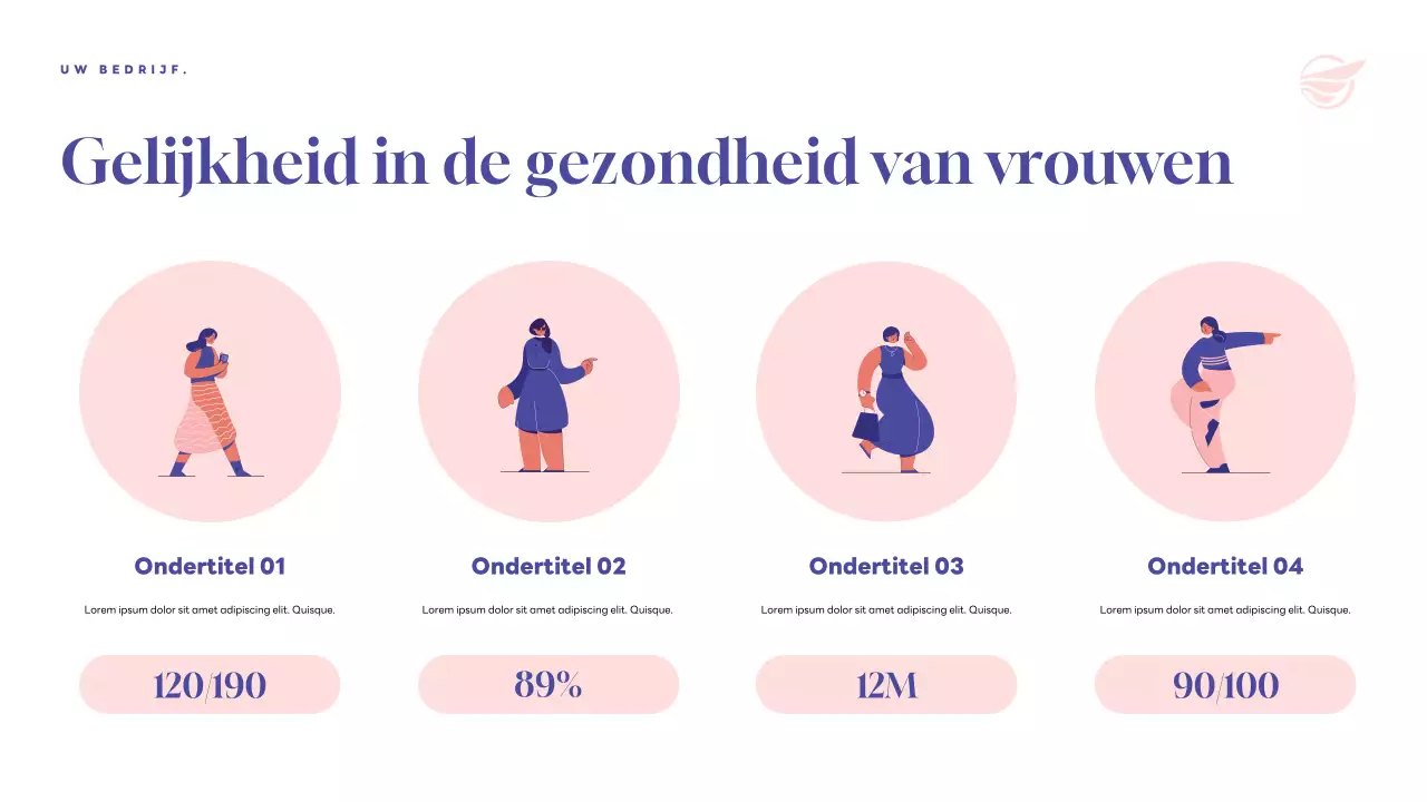 Purple Modern Health aankondigingspresentatie