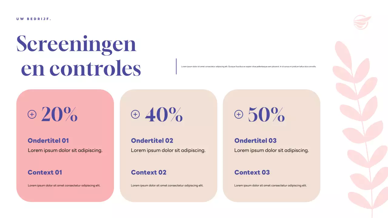 Purple Modern Health aankondigingspresentatie