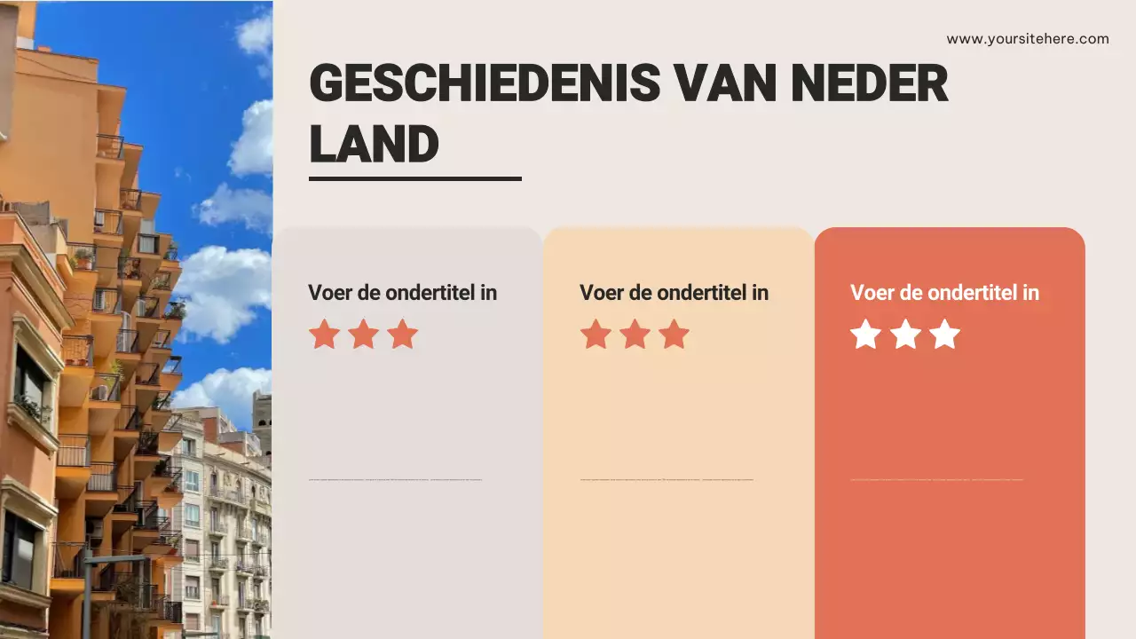 Presentatie van een bruine rustieke reisadvertentie