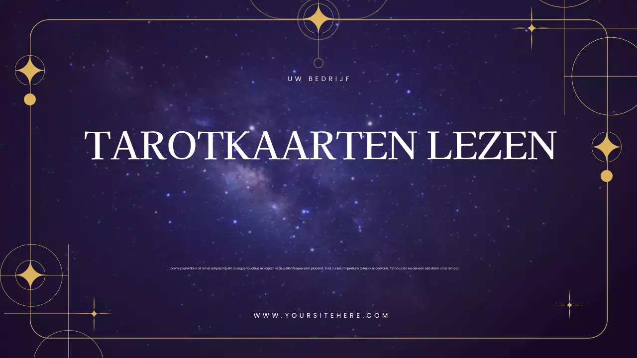 Presentatie van de Navy Elegant Tarot Guide