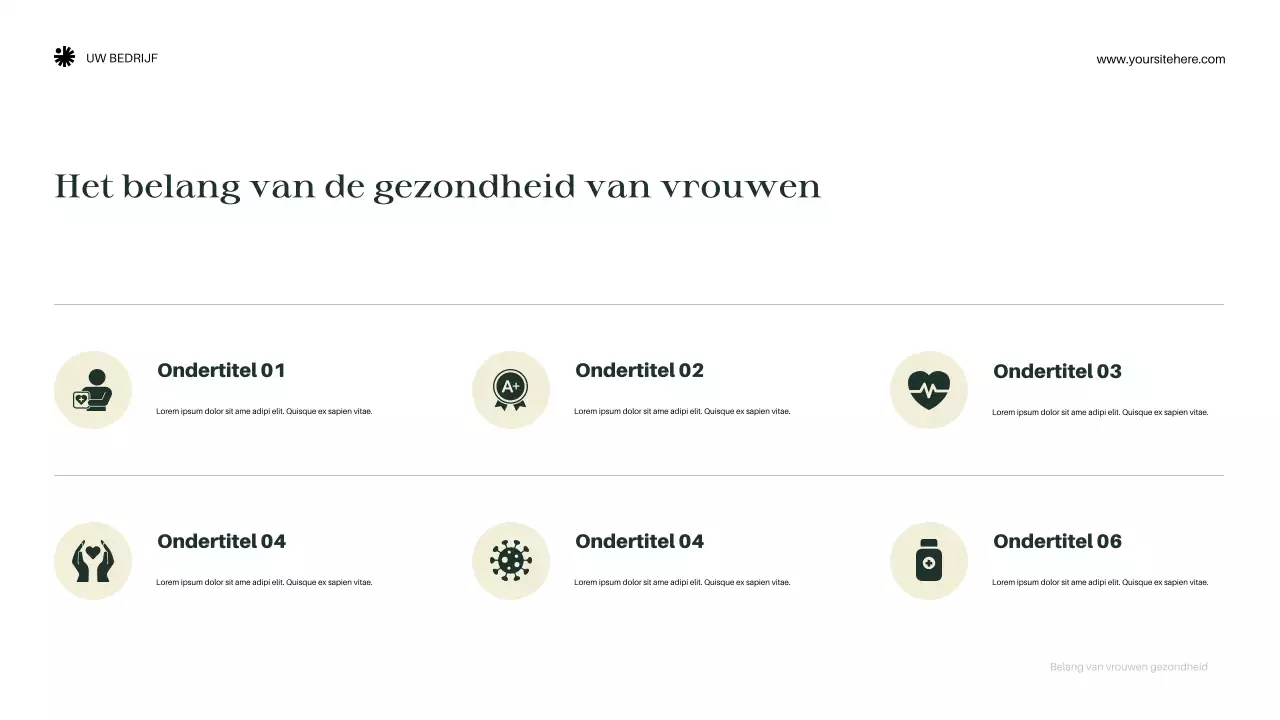 Green Elegant Wellness Aankondiging Presentatie