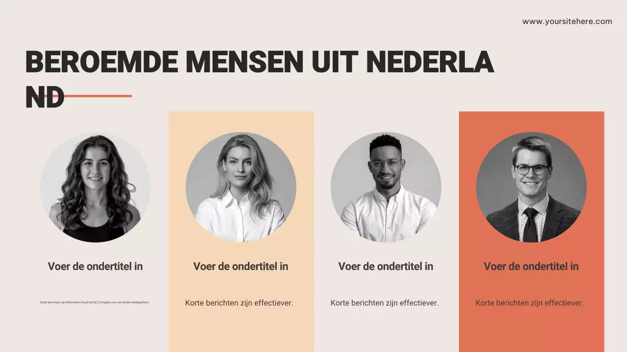 Presentatie van een bruine rustieke reisadvertentie