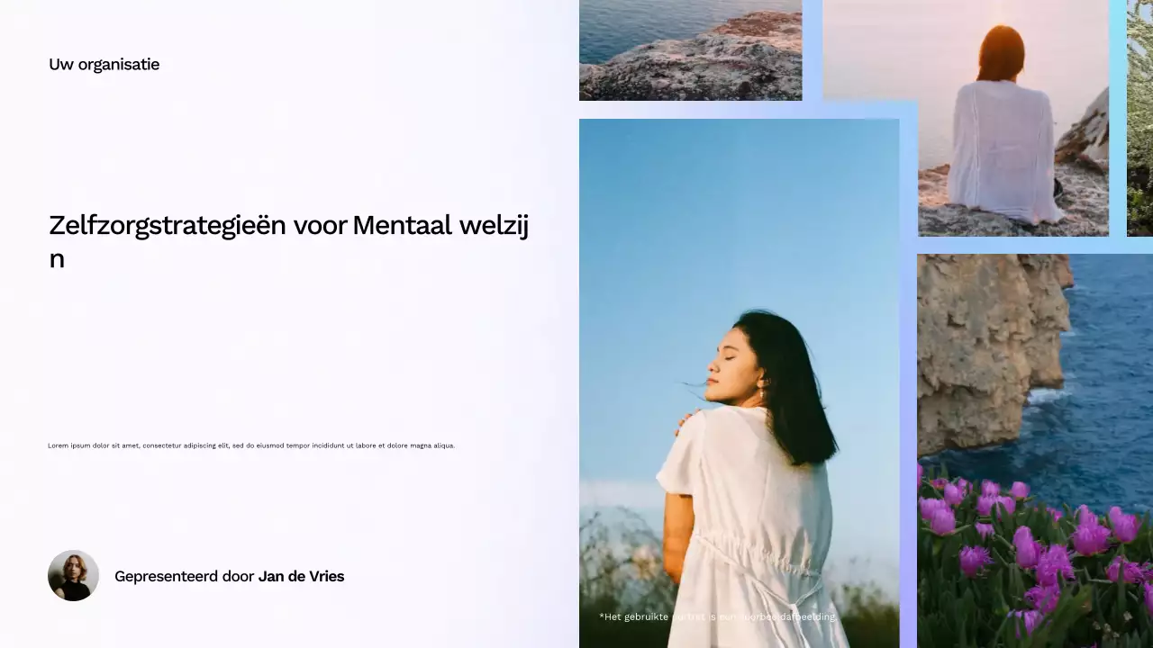 Presentatie van de White Modern Wellness Guide