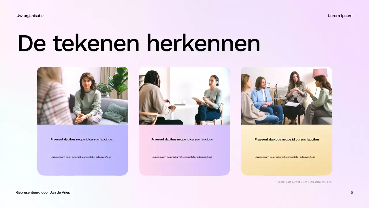 Presentatie van de White Modern Wellness Guide