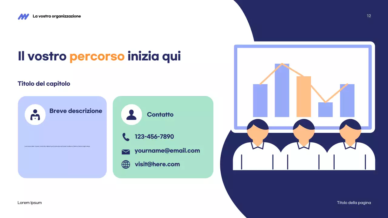 Presentazione STEM moderna blu