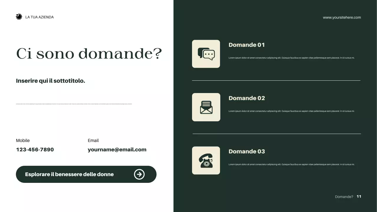 Presentazione dell'annuncio di Green Elegant Wellness