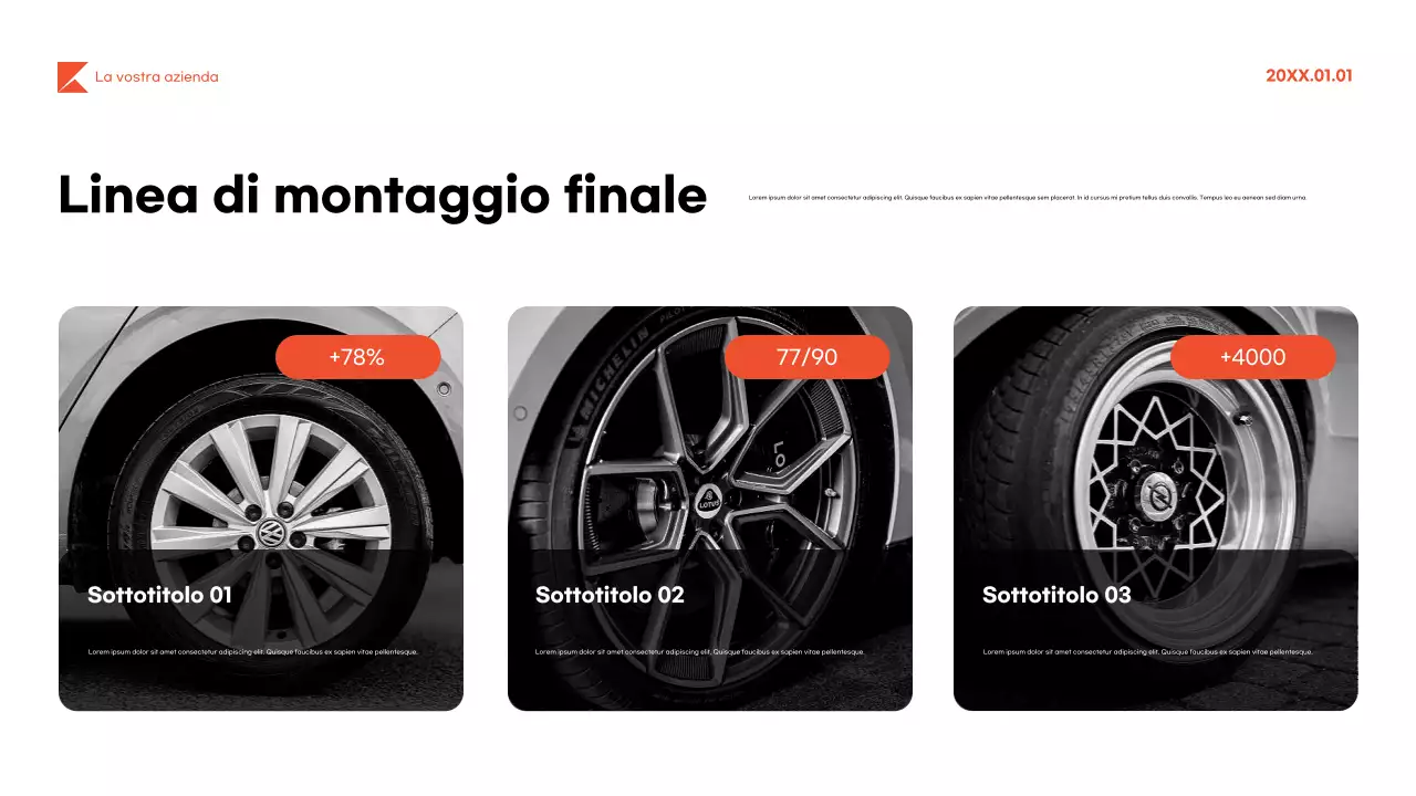 Presentazione della guida ai veicoli moderni neri