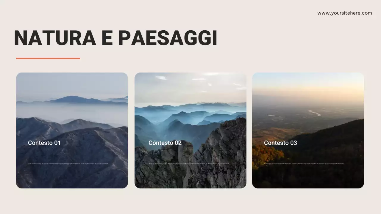 Presentazione dell'annuncio di viaggio rustico marrone