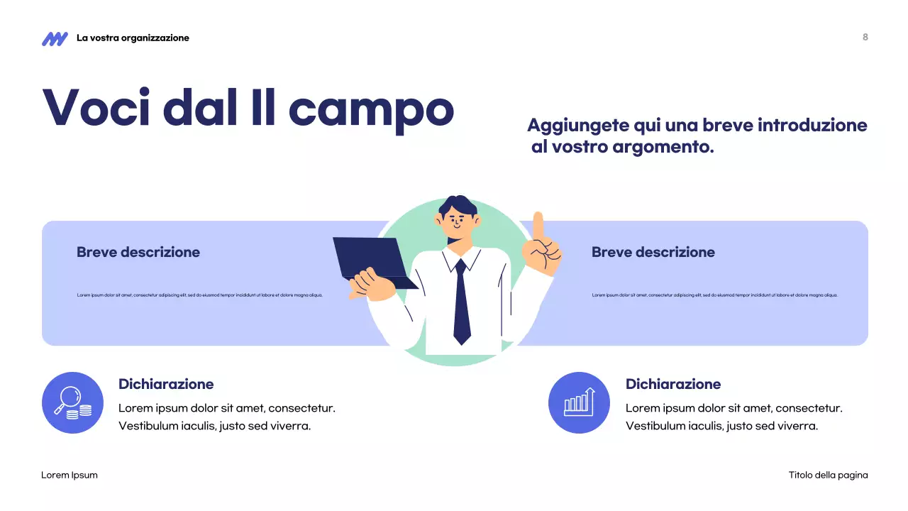 Presentazione STEM moderna blu