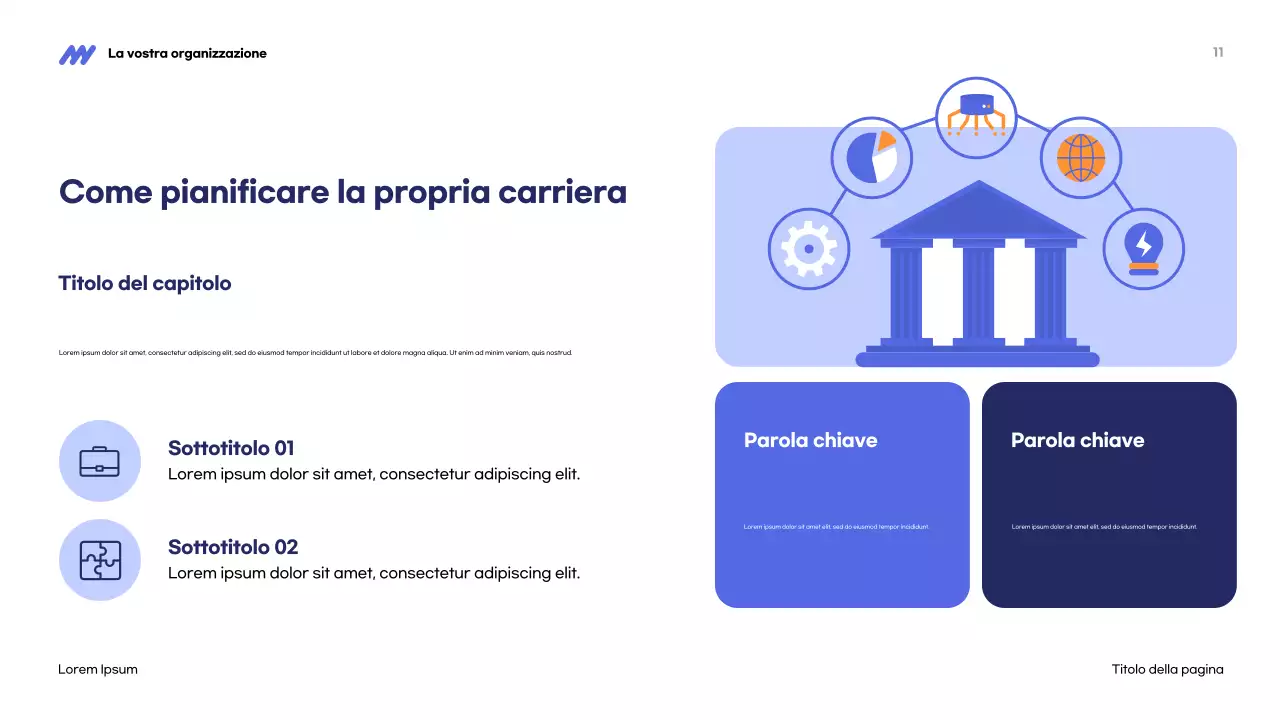 Presentazione STEM moderna blu