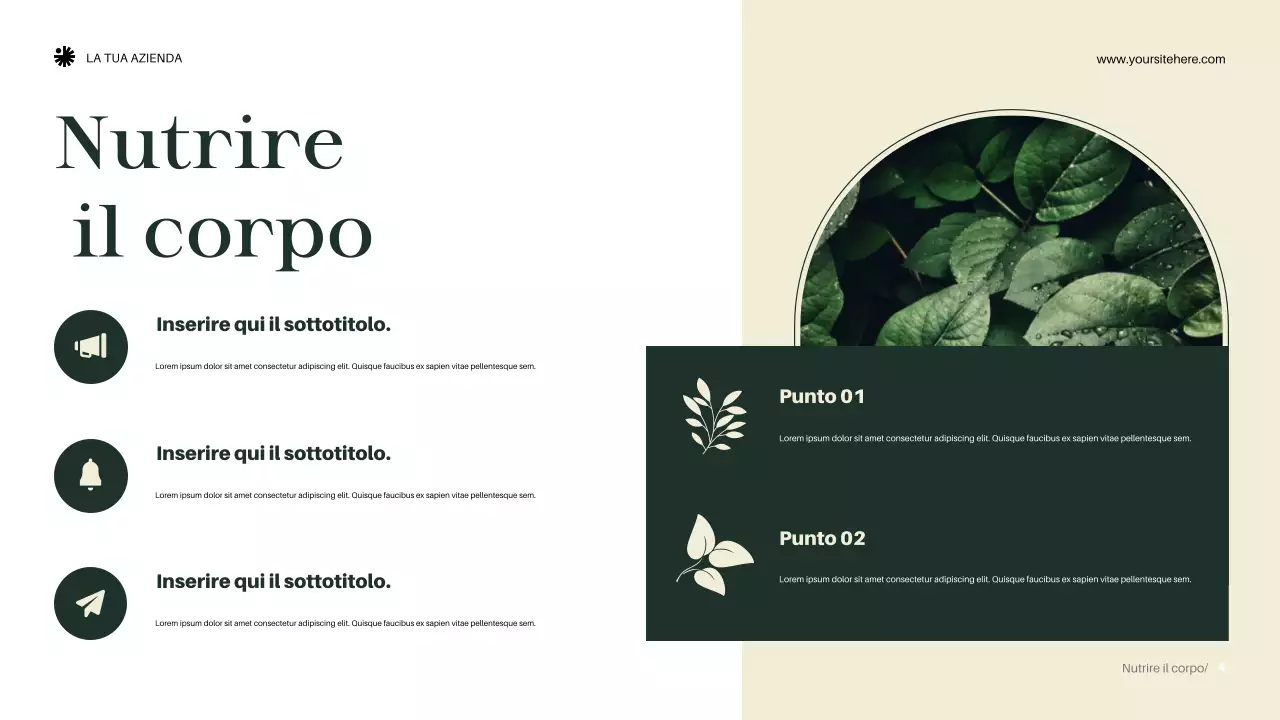 Presentazione dell'annuncio di Green Elegant Wellness