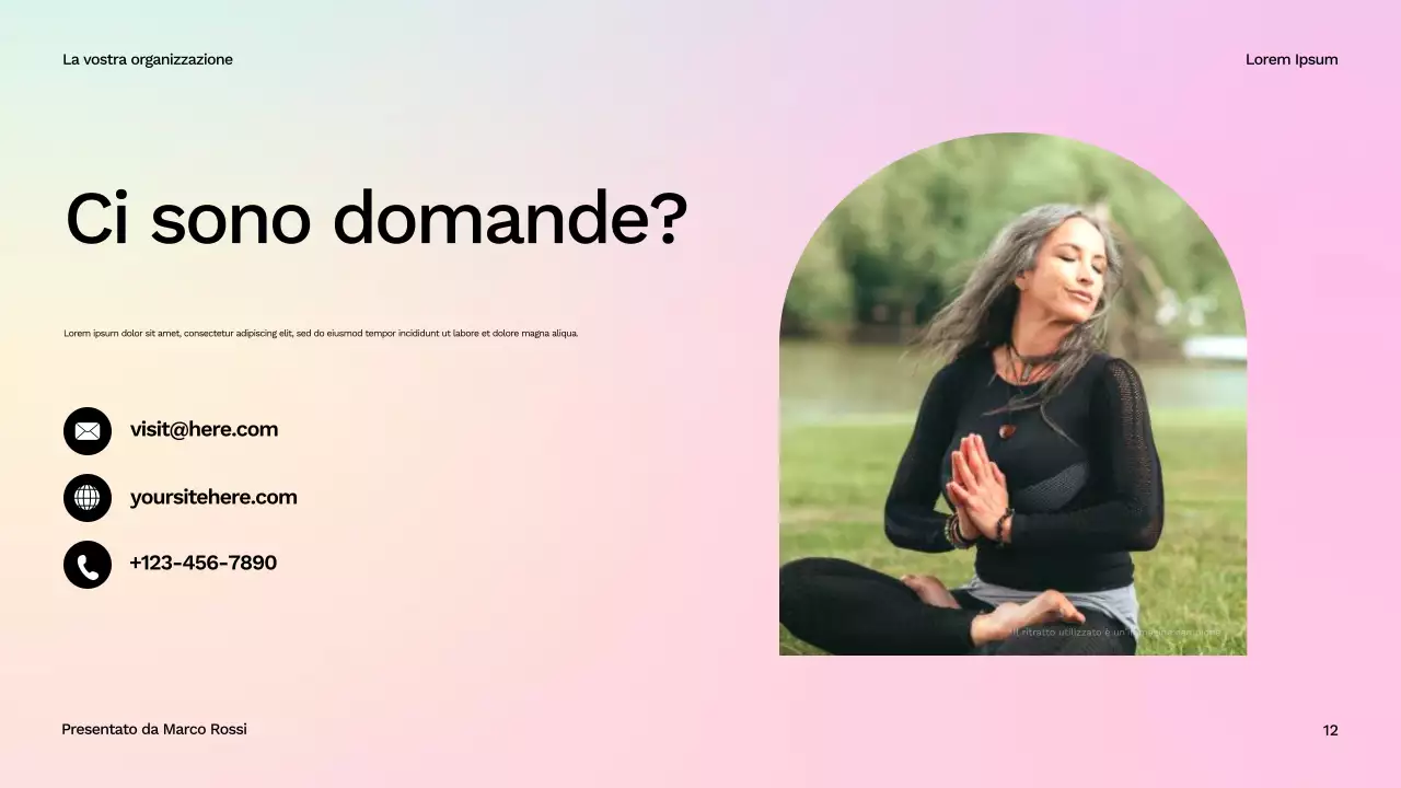 Presentazione della Guida al Benessere Moderno Bianco