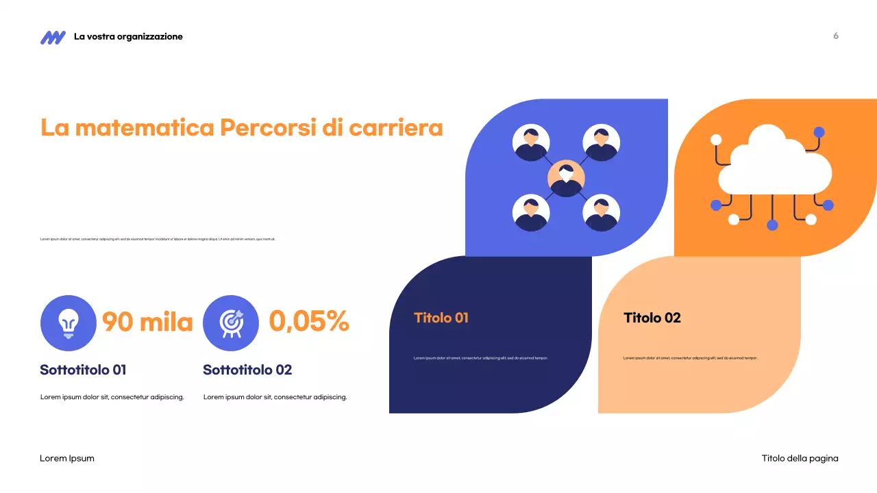 Presentazione STEM moderna blu