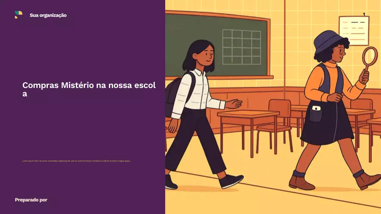 Apresentação do Guia Escolar Purple Comics