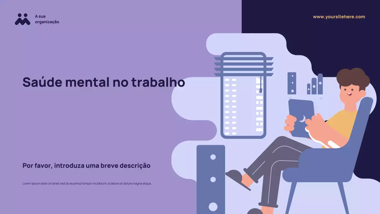 Apresentação do Guia de Saúde Mental Moderna Roxa