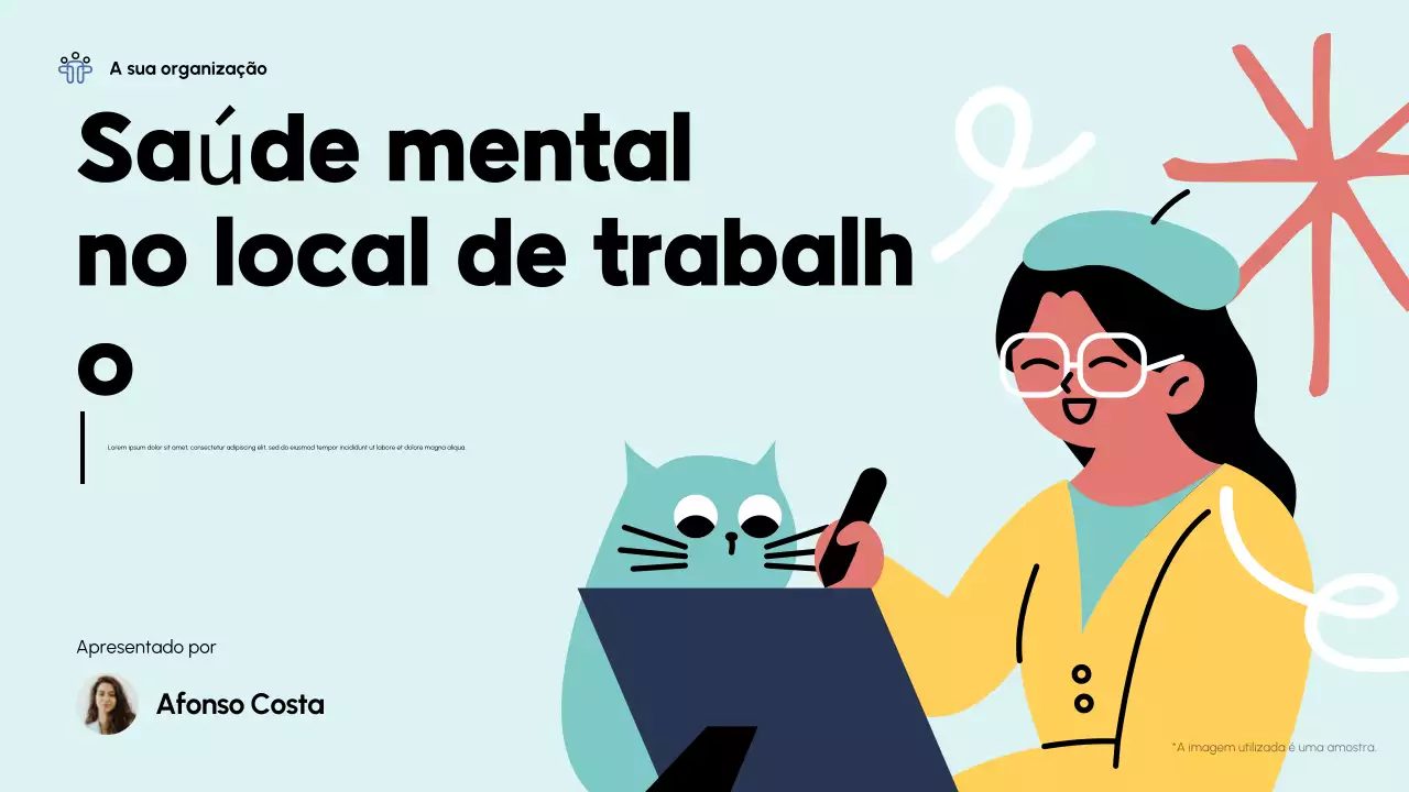 Apresentação da palestra sobre saúde mental moderna da Mint