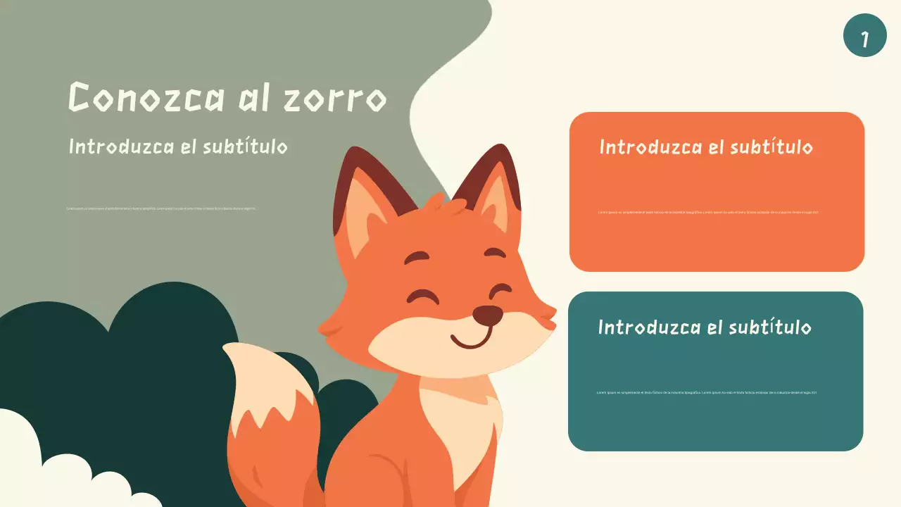 Presentación del libro de cuentos de animales de dibujos animados verdes