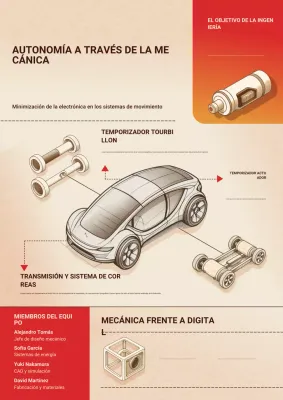 Póster beige de la Guía de Mecánica Moderna