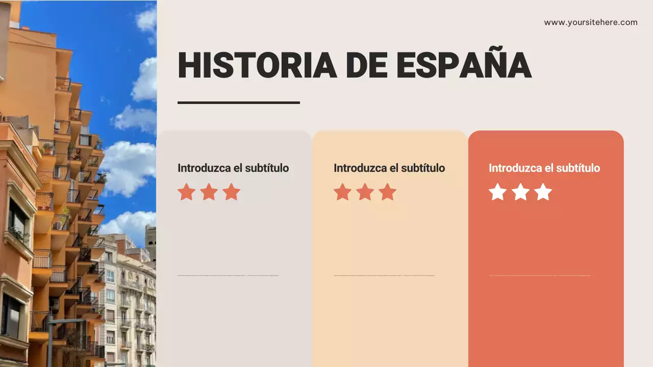 Presentación de anuncio de viajes rústico marrón