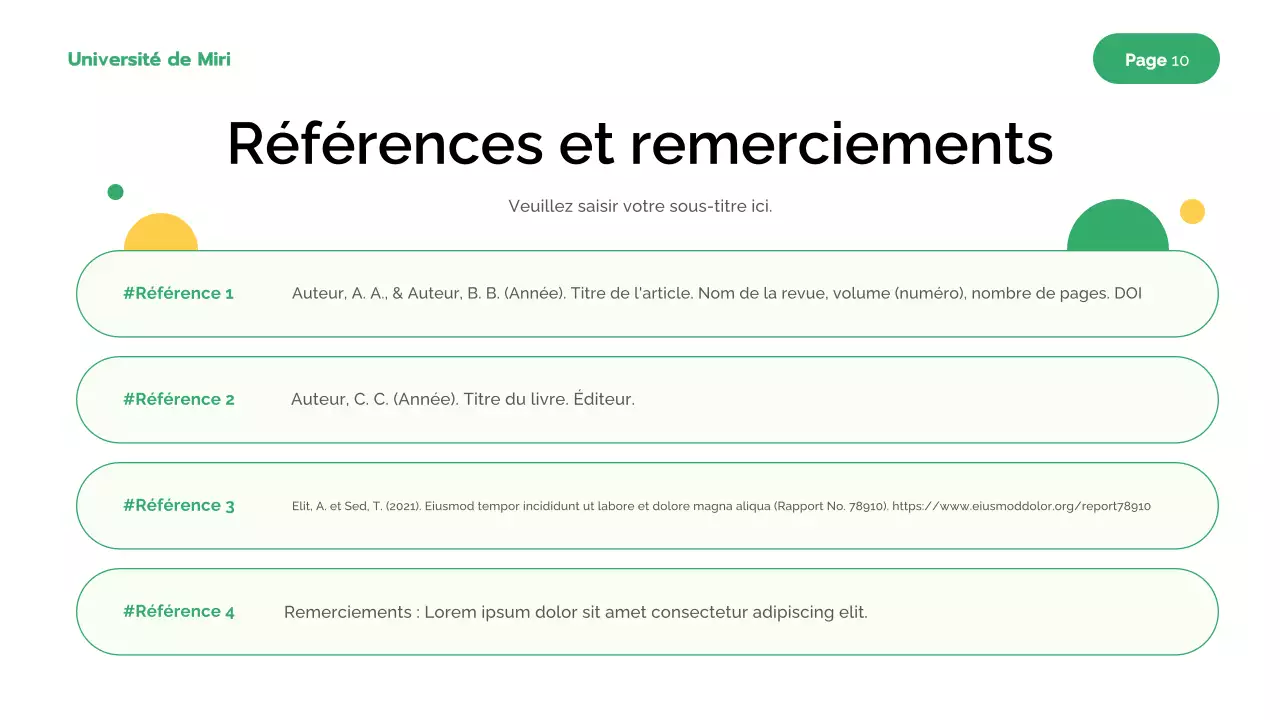 Présentation de la recherche verte moderne