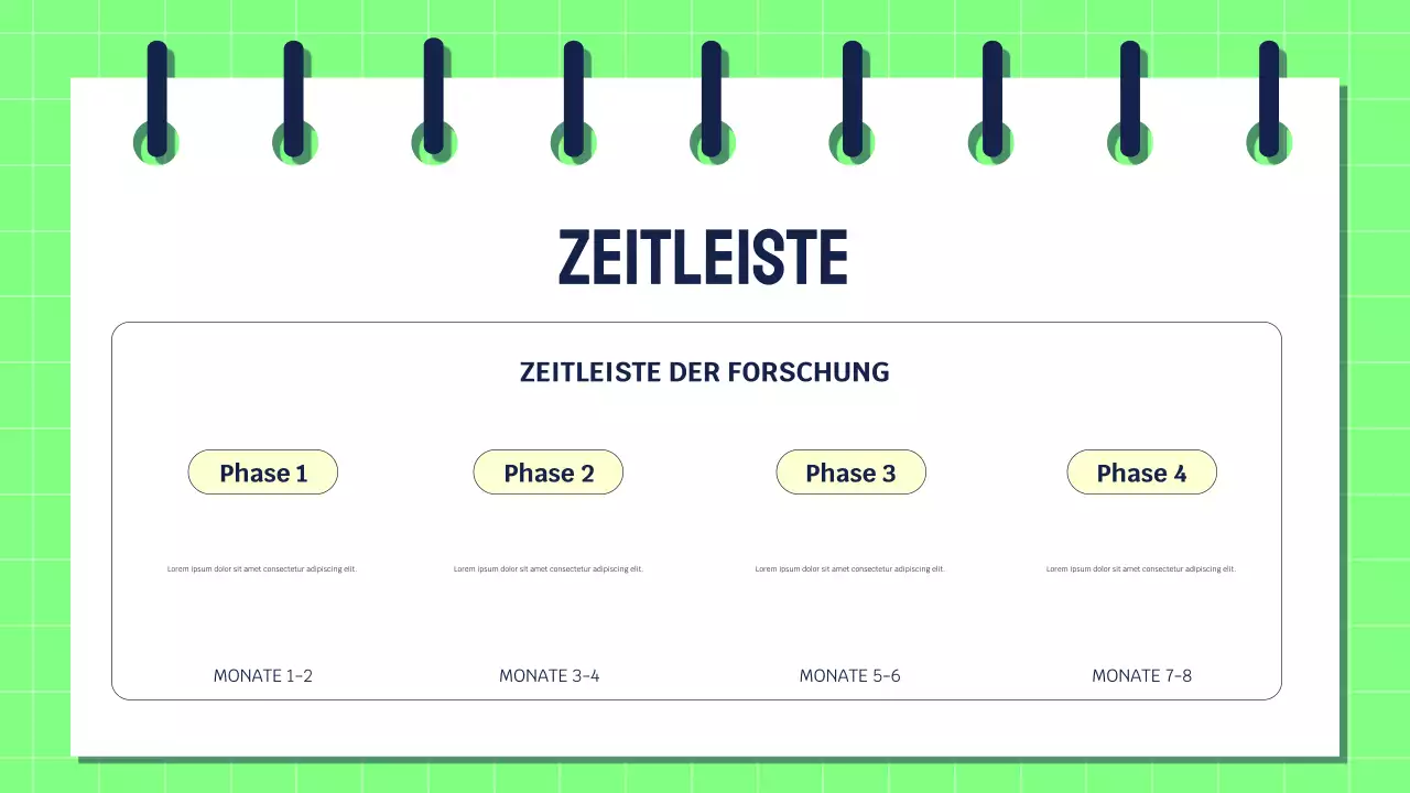 Grüne Moderne Forschung Präsentation