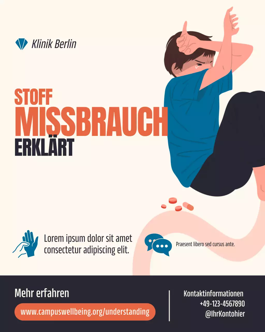 Instagram-Beitrag mit Informationen zu Orange Modern Health