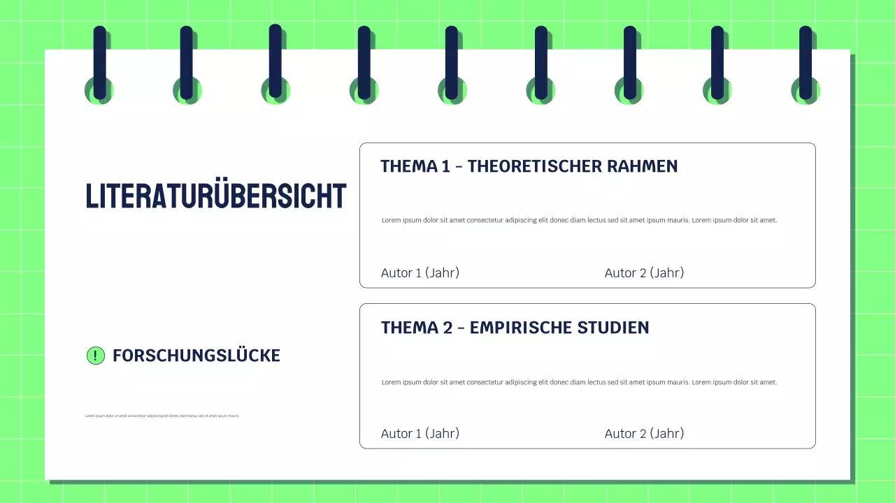 Grüne Moderne Forschung Präsentation