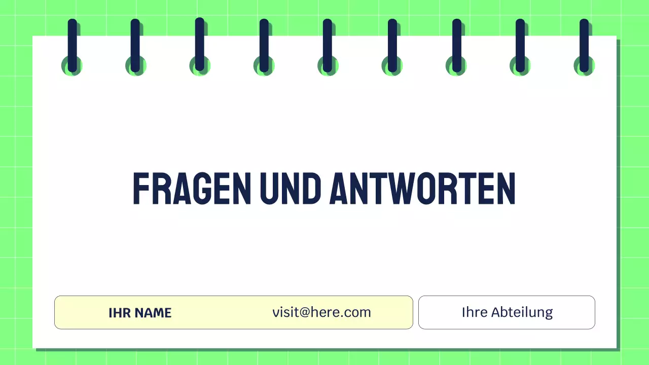 Grüne Moderne Forschung Präsentation