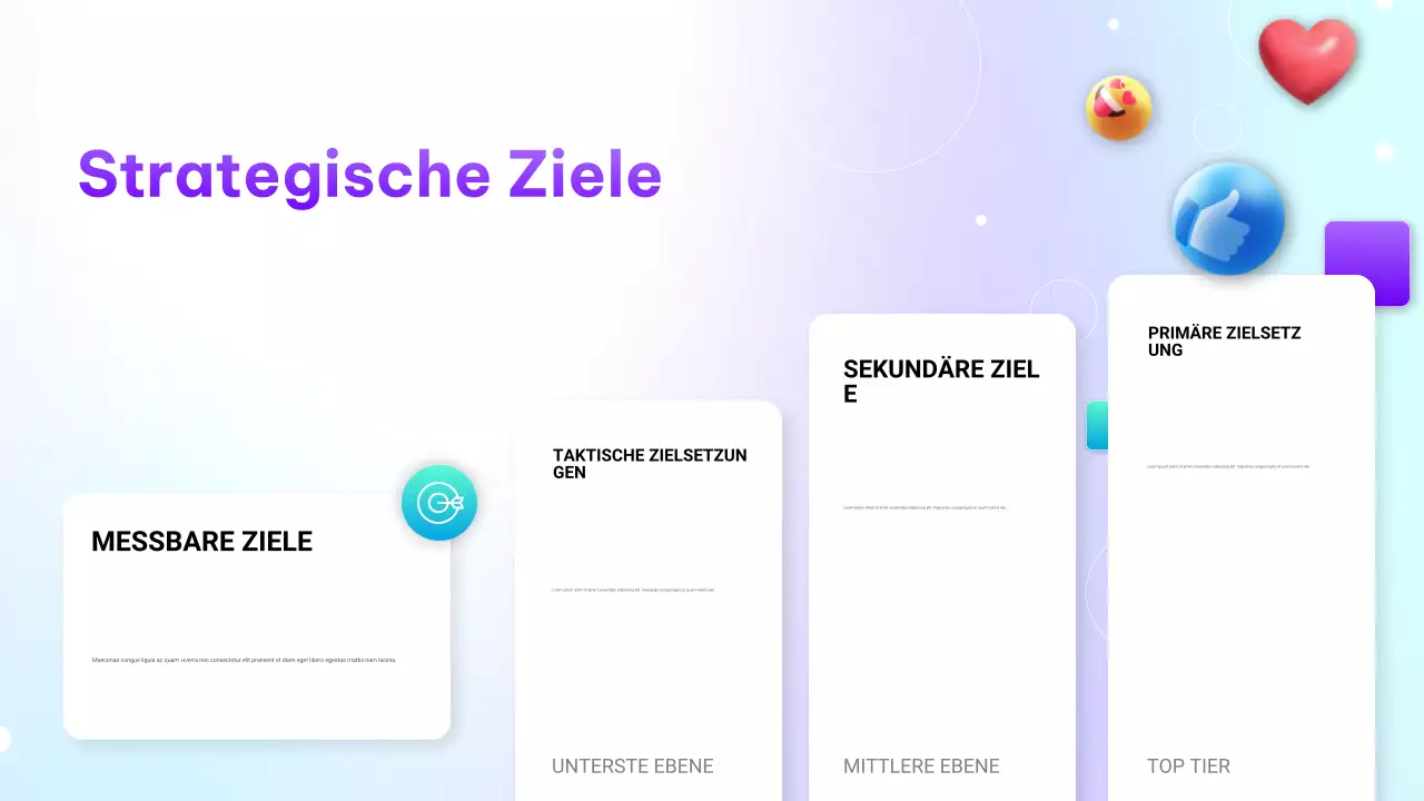 Lila moderne Farbverlauf digitale Marketingpräsentation