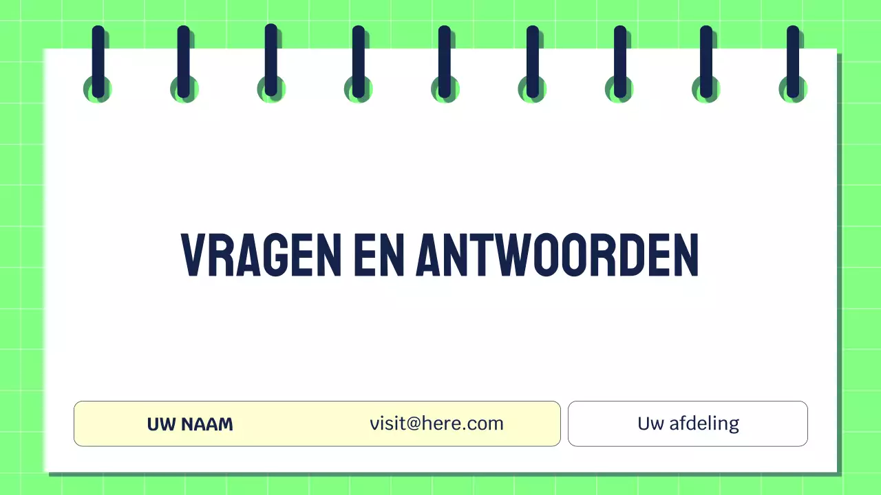 Presentatie van Green Modern Research