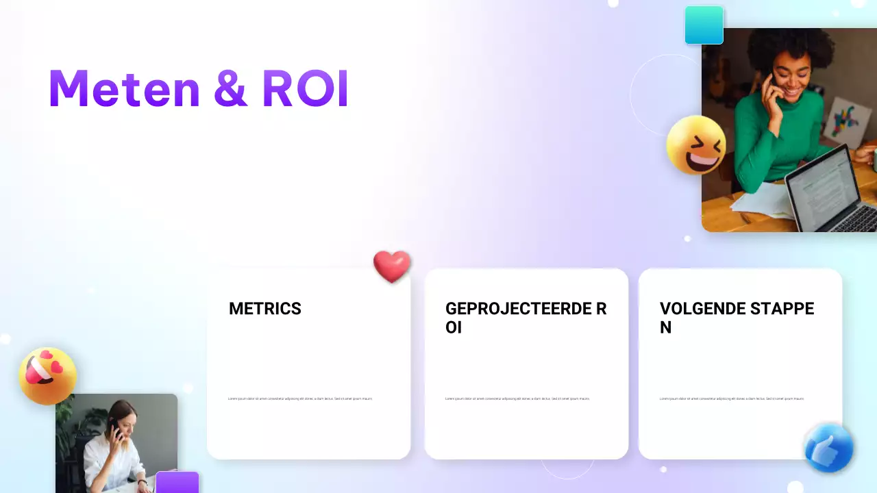 Paarse moderne gradiënt digitale marketingpresentatie