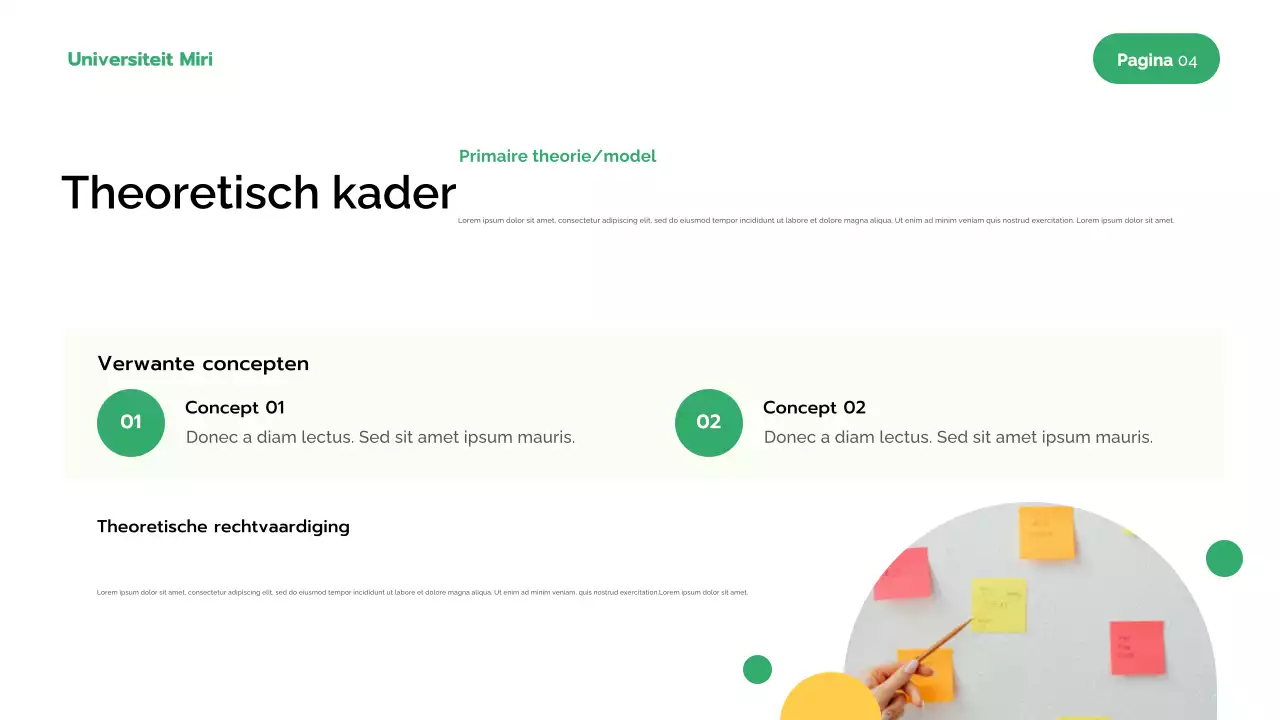 Presentatie van Green Modern Research