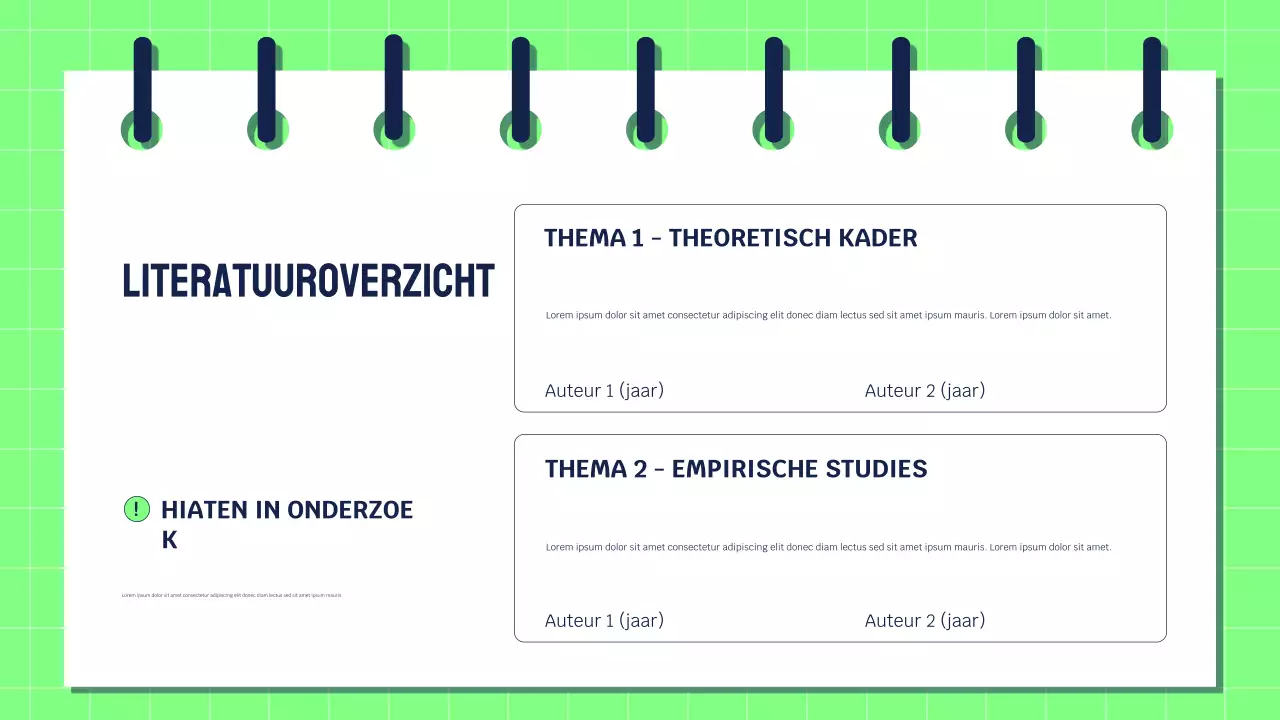 Presentatie van Green Modern Research