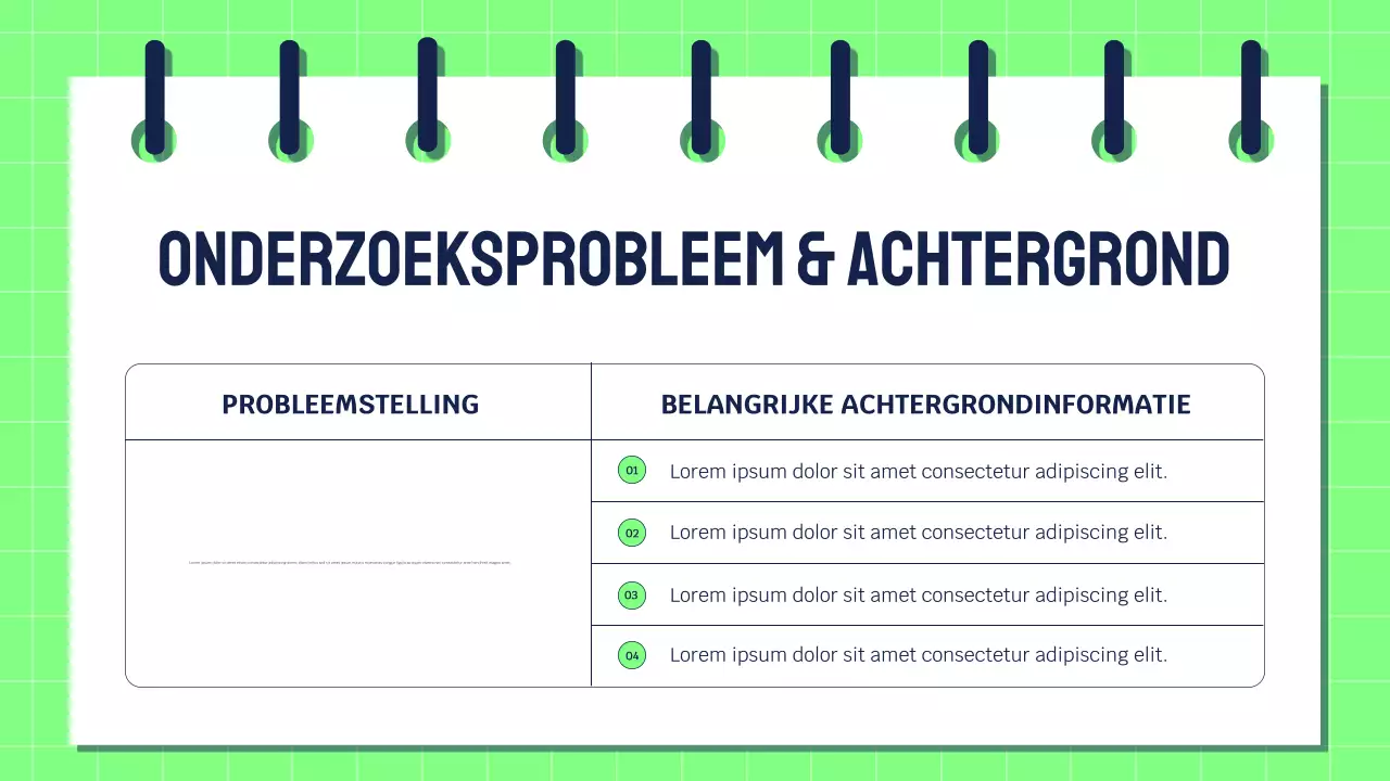 Presentatie van Green Modern Research