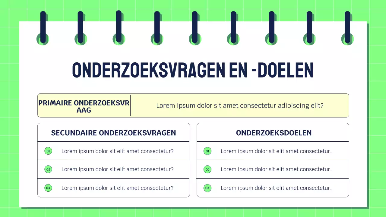 Presentatie van Green Modern Research