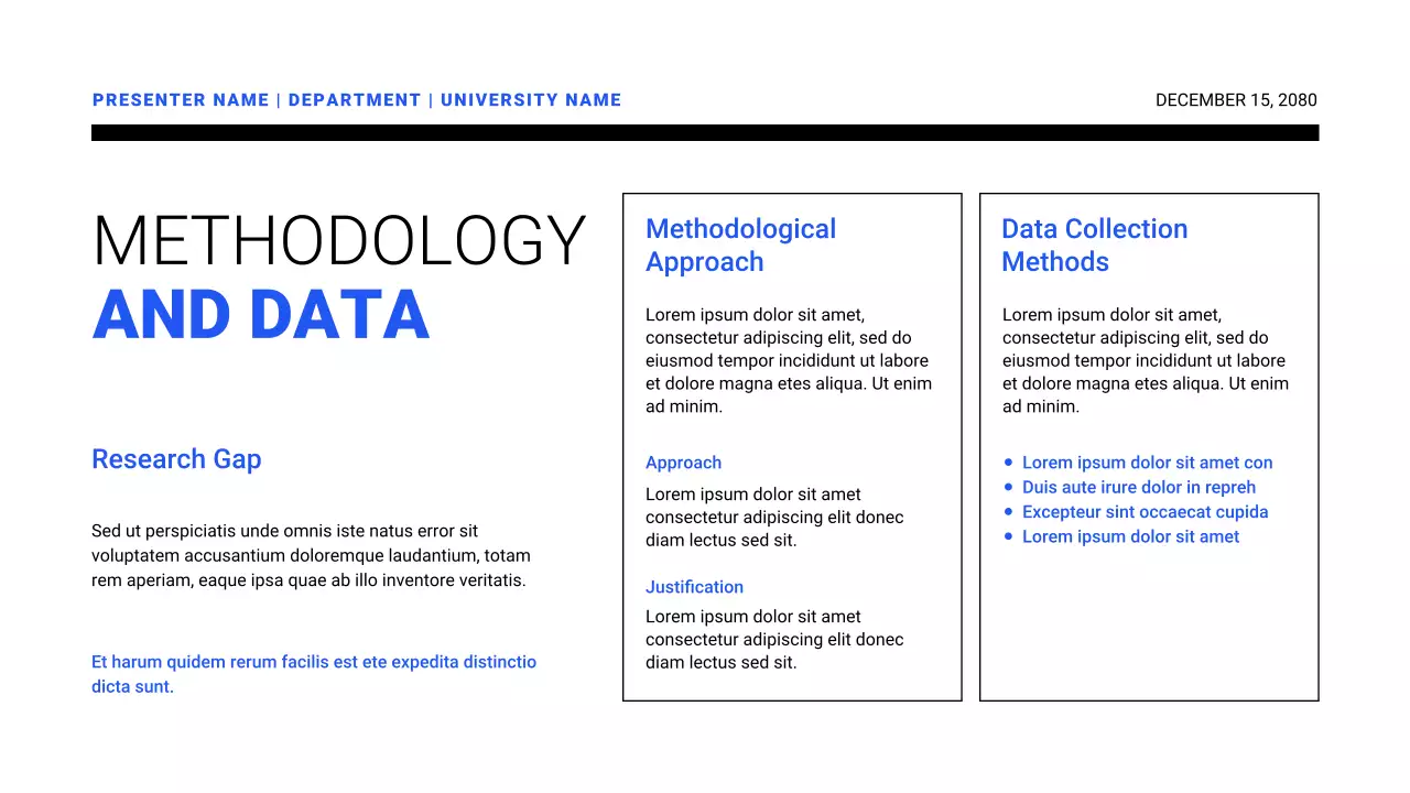 Clean Black and Blue Research Proposal