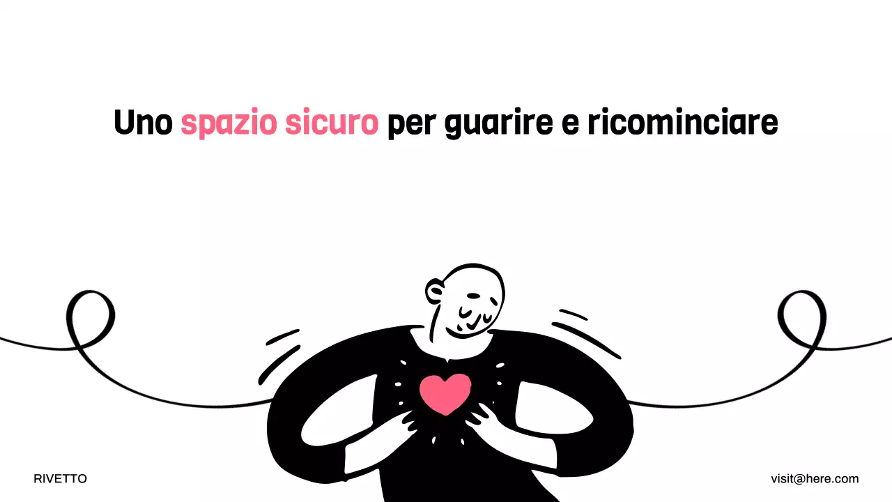 Presentazione del trattamento illustrativo minimale rosa