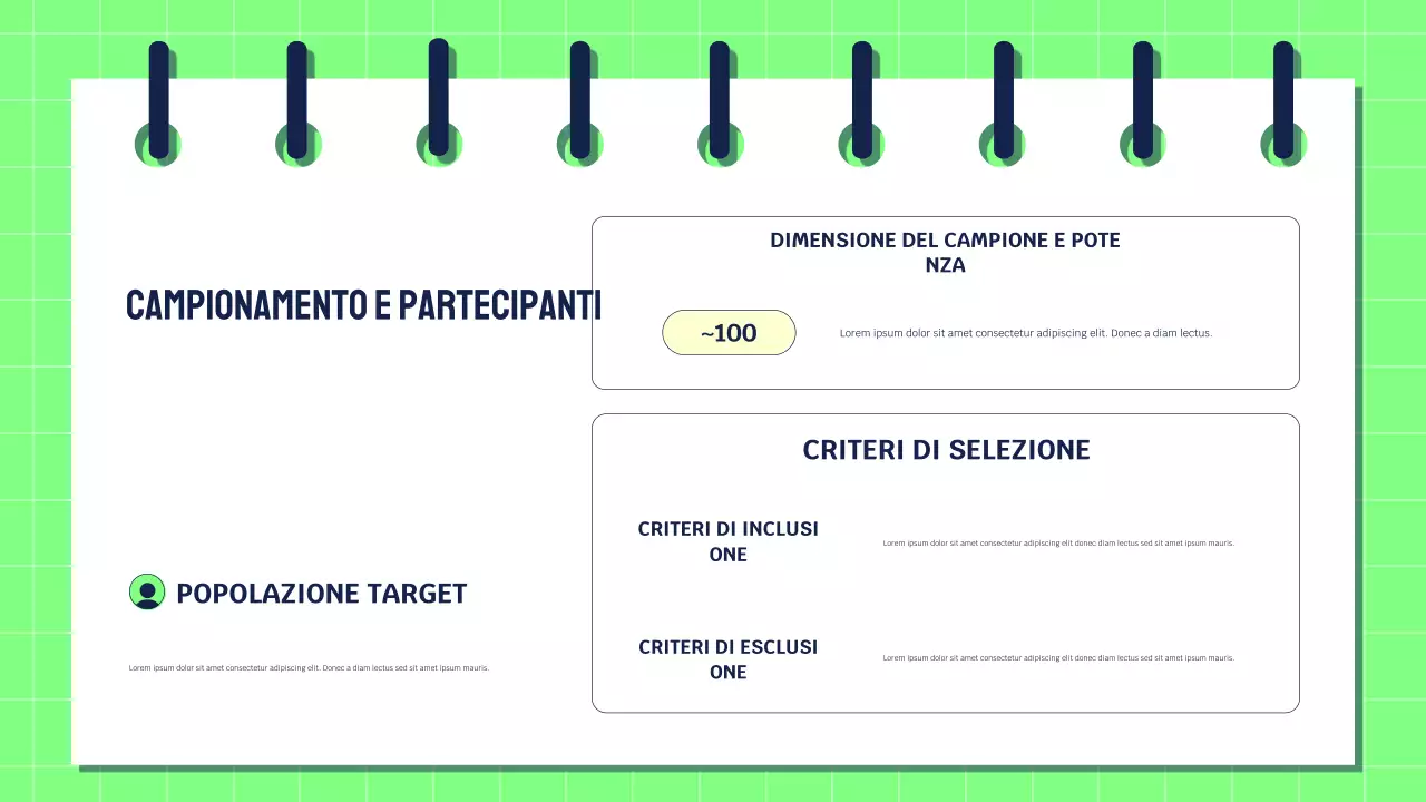 Presentazione della ricerca moderna e verde