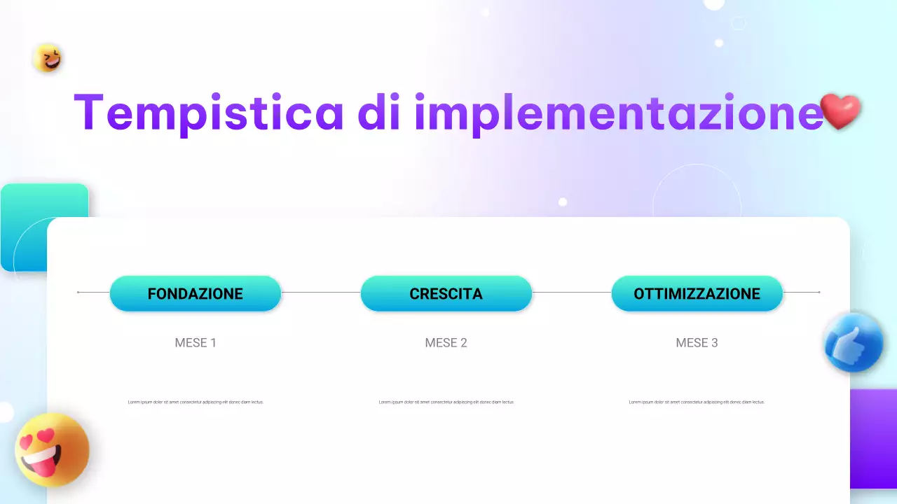 Presentazione di marketing digitale con sfumatura moderna viola