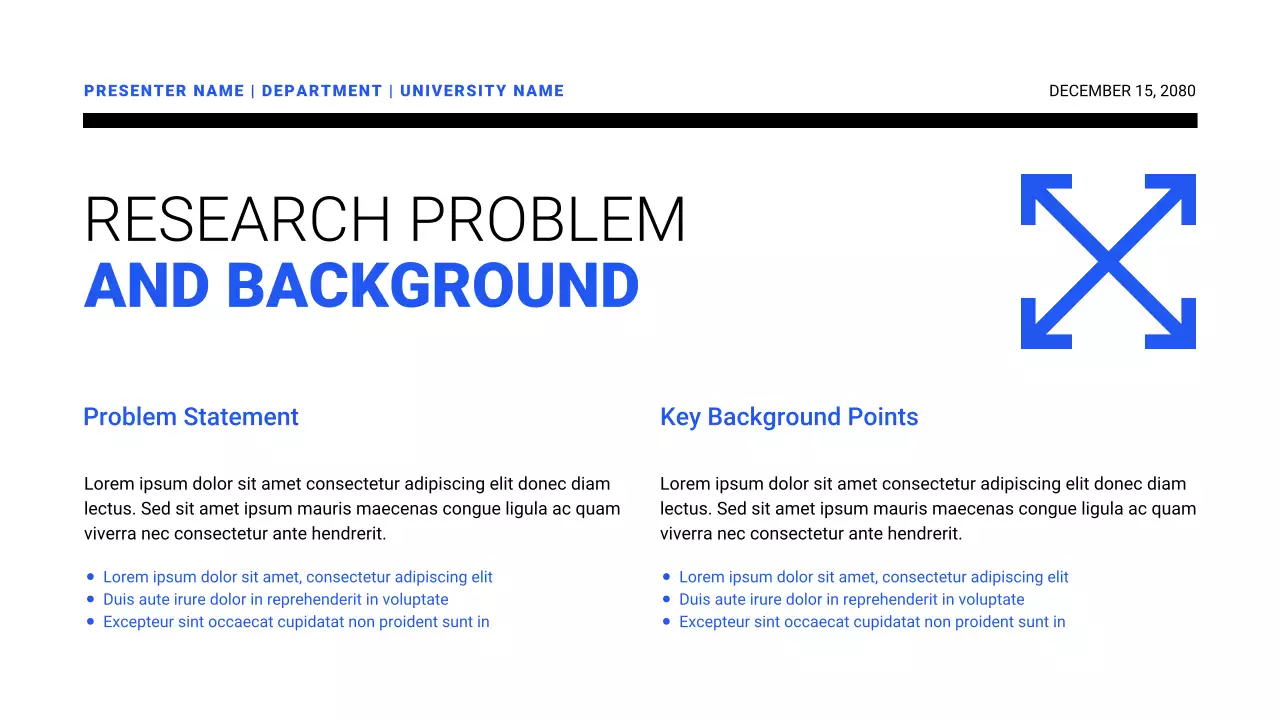 Clean Black and Blue Research Proposal