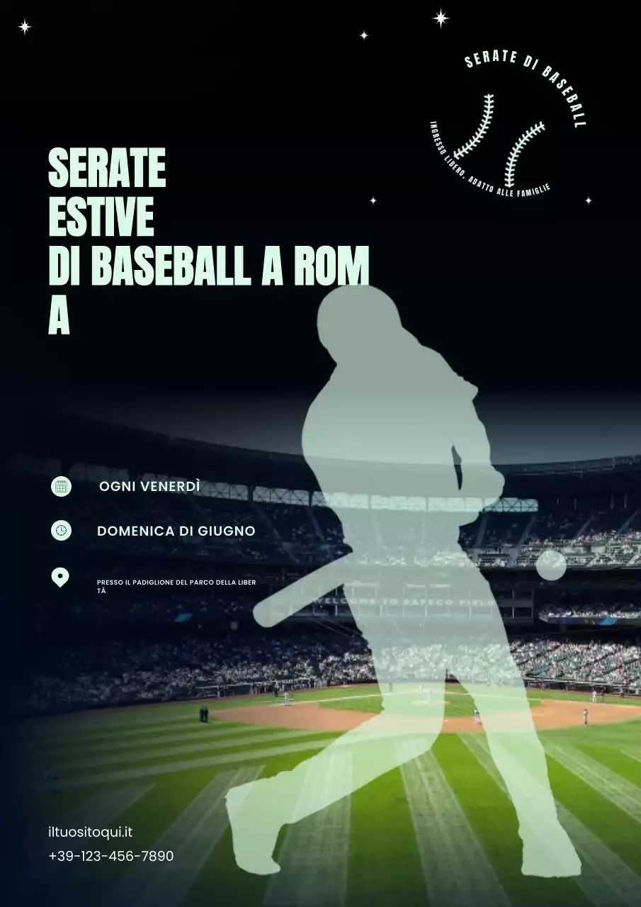 evento di baseball retrò della marina