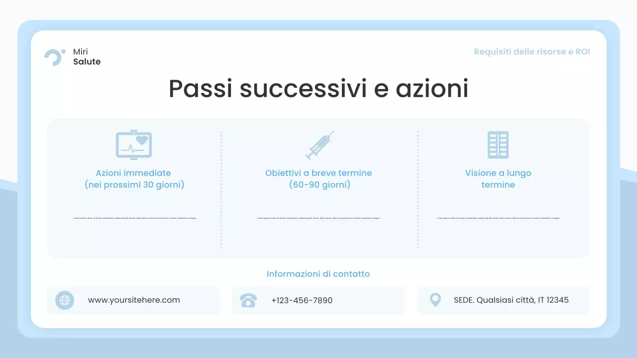 Presentazione di Blue Modern Healthcare