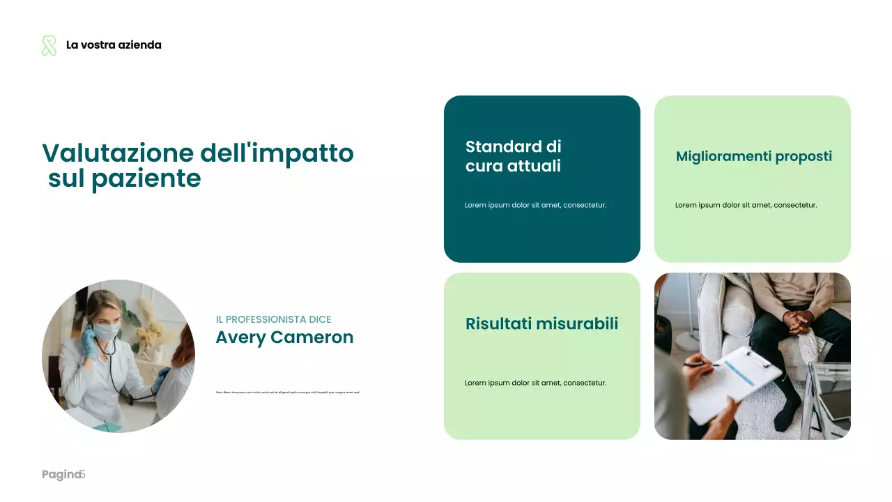 Presentazione di Teal Modern Healthcare