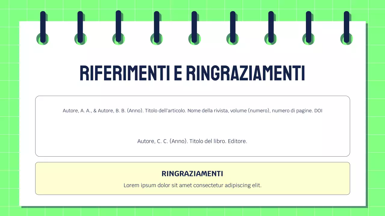 Presentazione della ricerca moderna e verde
